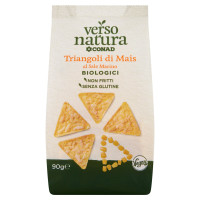 Triangoli di Mais al Sale Marino Biologici 90 g Verso Natura Bio Conad