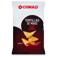 Tortillas di Mais Gusto Chili 200 g Conad