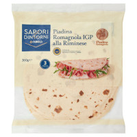 Piadina Romagnola IGP alla Riminese 3 pezzi 360 g Sapori e Dintorni Conad