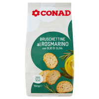 Bruschettine al rosmarino con olio di oliva g.  150 Conad