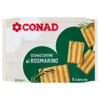 Schiacciatine al Rosmarino 8 x 37,5 g Conad