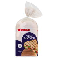 Pane per Sandwich 550 g Conad