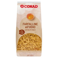 Farfalline all'Uovo 250 g Conad
