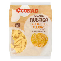 Tagliatelle all'uovo Sfoglia Rustica 250 g Conad