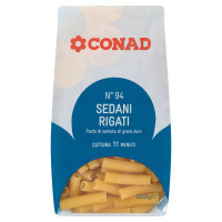 Pasta di semola di grano duro N° 94 Sedani Rigati 500 g Conad