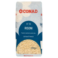 Pasta di Semola di Grano Duro N°26 Risoni 500 g Conad