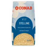 Pasta di Semola di Grano Duro N°27 Stelline 500 g Conad