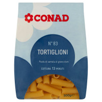 Pasta di Semola di Grano Duro N°83 Tortiglioni 500 g Conad