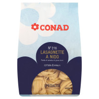 Pasta di Semola di Grano Duro Specialità N°216 Lasagnette a Nido 500 g Conad