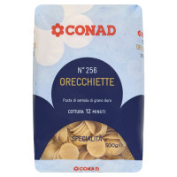 Pasta di Semola di Grano Duro Specialità N°256 Orecchiette 500 g Conad