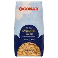 Pasta di Semola di Grano Duro Specialità N°260 Gnocchetti Sardi 500 g Conad