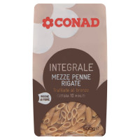 Integrale Mezze Penne Rigate 500 g Conad