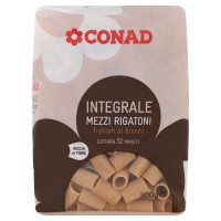 Integrale Mezzi Rigatoni 500 g Conad