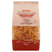 Fusilli con mais e riso integrale 500 g Alimentum Senza Glutine Conad
