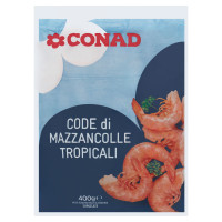 Code di Mazzancolle Tropicali Surgelate 400 g Conad