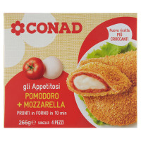 Gli Appetitosi Pomodoro   Mozzarella Surgelati 4 Pezzi 266 g Conad