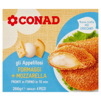 Gli Appetitosi Formaggi   Mozzarella Surgelati 4 Pezzi 266 g Conad