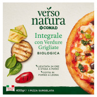 Pizza Integrale con Verdure Grigliate Biologica Surgelata 400 g Verso Natura Bio Conad