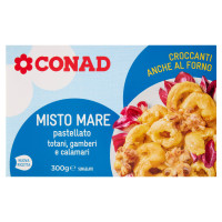 CONAD Misto Mare pastellato totani, gamberi e calamari Surgelato 300 g