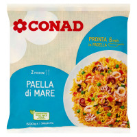 Paella di mare surgelata 600 g Conad