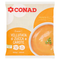 Vellutata di Zucca e Carote Surgelata 600 g Conad