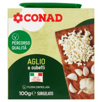 CONAD Percorso Qualità Aglio a cubetti Surgelato 100 g