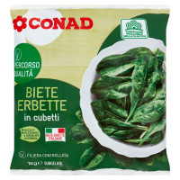 CONAD Percorso Qualità Biete Erbette in cubetti Surgelate 1 kg