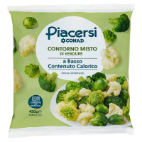 Contorno misto di verdure surgelato 450 g Piacersi Conad