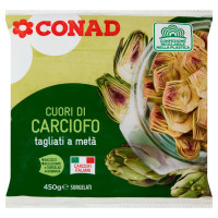 Cuori di Carciofo tagliati a metà Surgelati 450 g Conad