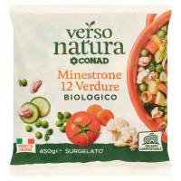 Minestrone 12 Verdure Biologico Surgelato 450 g Verso Natura Bio Conad