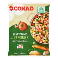 Minestrone di Verdure con 15 Verdure Surgelato 1 kg Conad