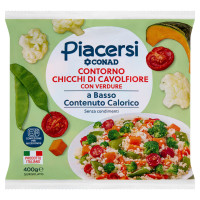 PIACERSI CONAD Contorno Chicchi di Cavolfiore con Verdure Surgelato 400 g