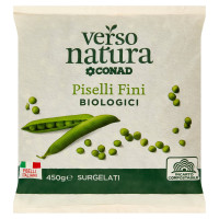 Piselli Fini Biologici Surgelati 450 g Verso Natura Bio Conad