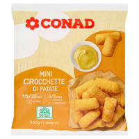 Mini Crocchette di Patate Surgelate 450 g Conad