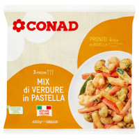 Mix di Verdure in Pastella Surgelato 450 g Conad