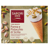 Cono gelato - Panna & Pistacchio di Sicilia 300g Sapori & Idee Conad
