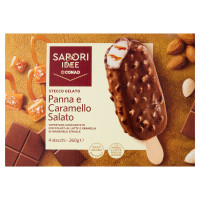 Stecco gelato Panna & Caramello Salato g 260 Sapori & Idee Conad