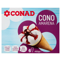Cono Amarena 6 gelati 450 g Conad