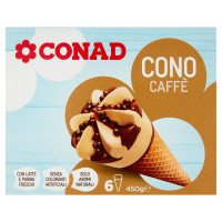 Cono Caffè 6 gelati 450 g Conad