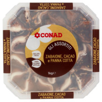 Gli Assortiti Zabaione, Cacao e Panna Cotta 1 kg Conad