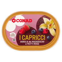 I Capricci Vaniglia del Madagascar e Frutti Rossi 200 g Conad