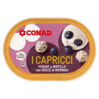 Yogurt e Mirtillo con Gocce di Meringa 200 g i Capricci Conad