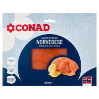 CONAD Salmone Affumicato Norvegese 200 g