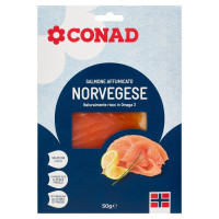 Salmone Affumicato Norvegese 50 g Conad
