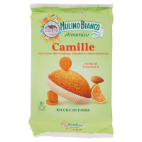 Mulino Bianco Armonia Camille Merenda Ricca Di Fibre Carote Mandorle Succo D'Arancia 8 Tortine 304g
