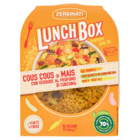 Zerbinati Lunch Box Cous Cous di Mais con Verdure al Profumo di Curcuma 200 g