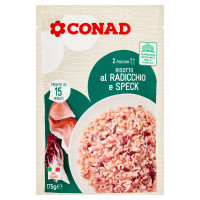 Risotto al Radicchio e Speck 175 g Conad