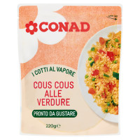 CONAD I Cotti al Vapore Cous Cous alle Verdure 220 g