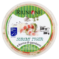 Riunione Surimi Tiger in Olio Aromatizzato Aglio e Prezzemolo 320 g