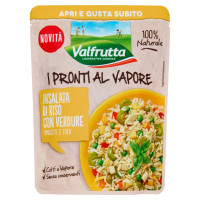 Valfrutta I Pronti al Vapore Insalata di Riso con Verdure Omelette e Tofu 220 g
